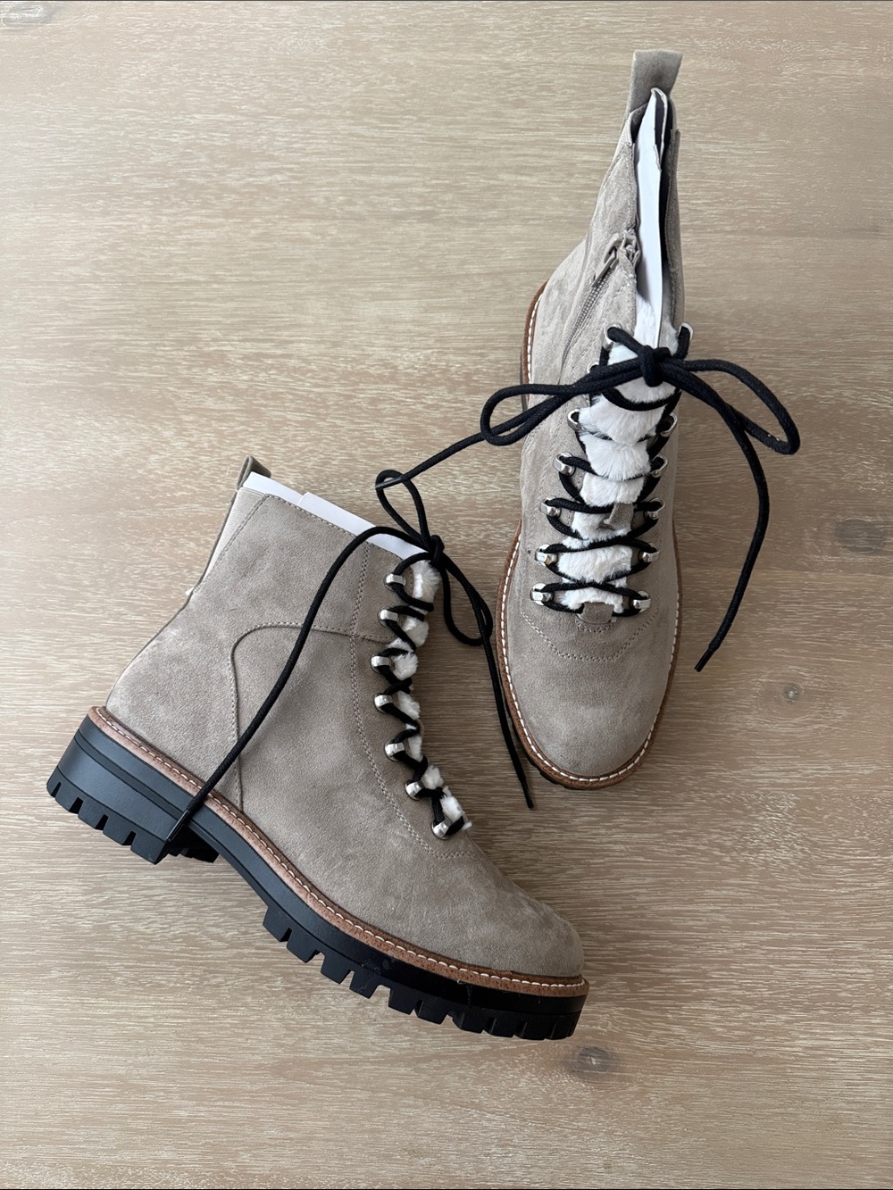 NWT A New Day Women's Leighton Faux Suede Hiking Boots | 10